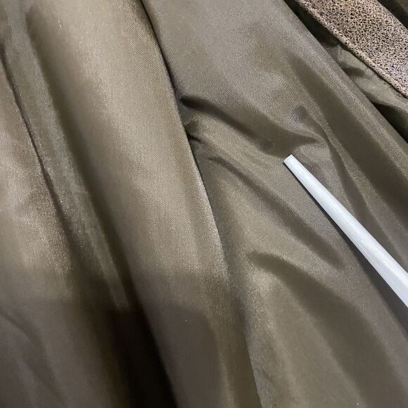 Vtg Wilsons Leather Motorcycle Bomber‎ Jacket Mens Sz L Cognac Brown 80's - Picture 11 of 16